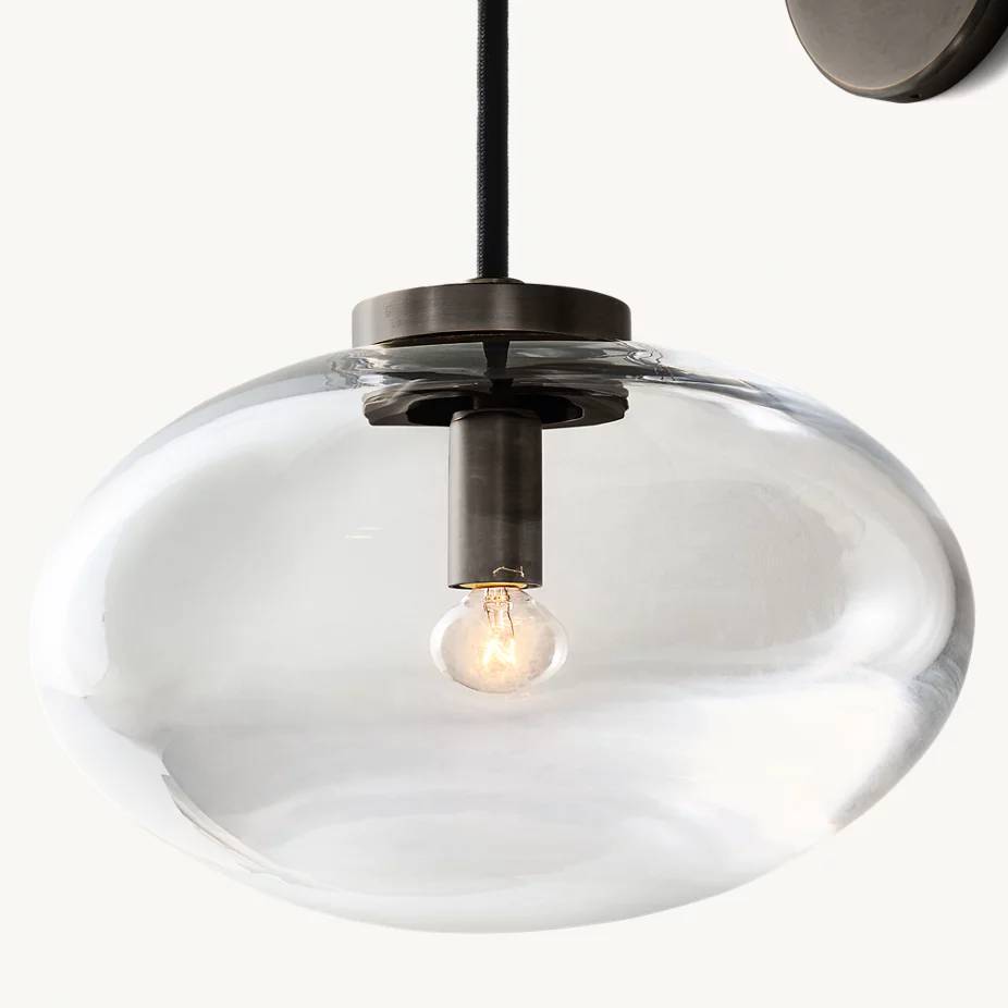 Cabrette Float Glass Wall Sconce