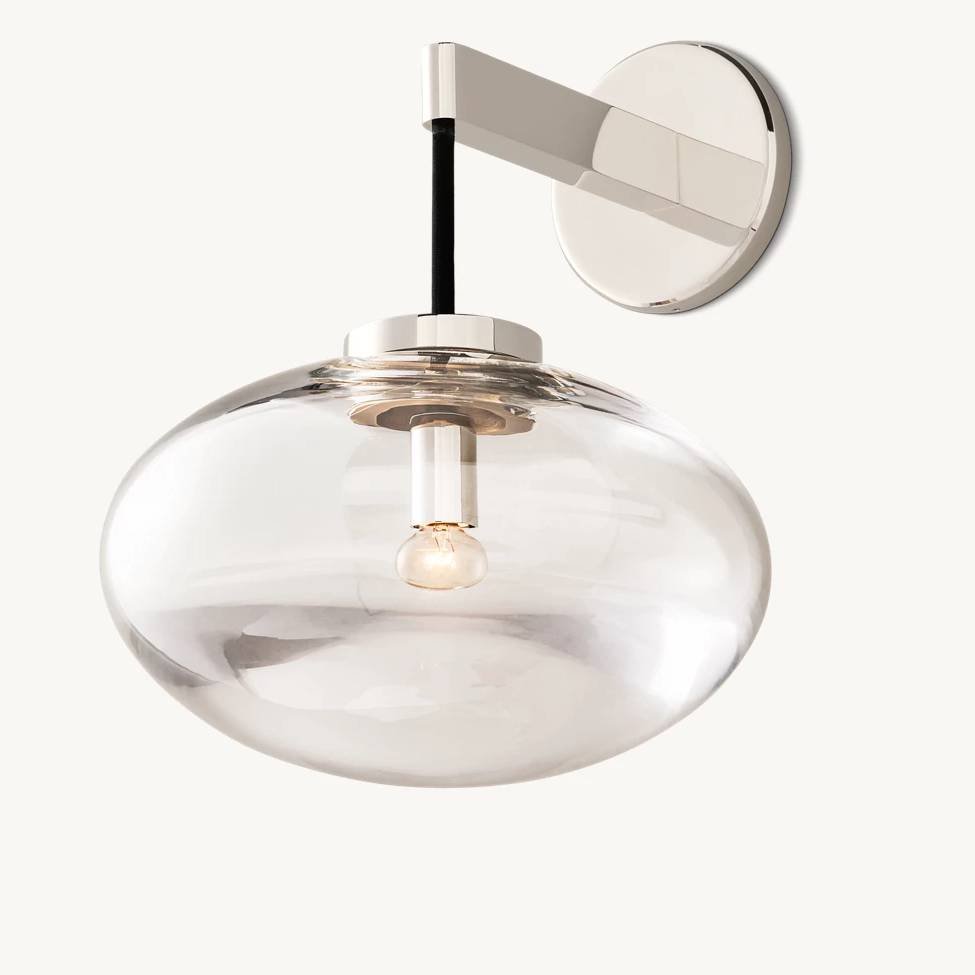 Cabrette Float Glass Wall Sconce