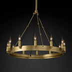 Camino Vintage Industrial Round Chandelier 26"