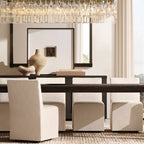 Marignan Modern Crystal Rectangle Chandelier 60"