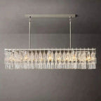 Marignan Modern Crystal Rectangle Chandelier 60"