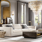 Marignan Modern Crystal Tiered Round Chandelier 48"