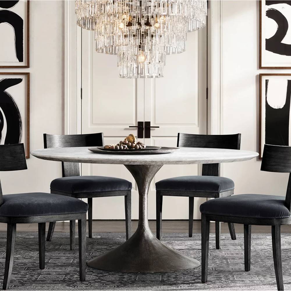 Marignan Modern Crystal Tiered Round Chandelier 36"