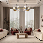Pauillac Modern Heritage Round Chandelier 48"