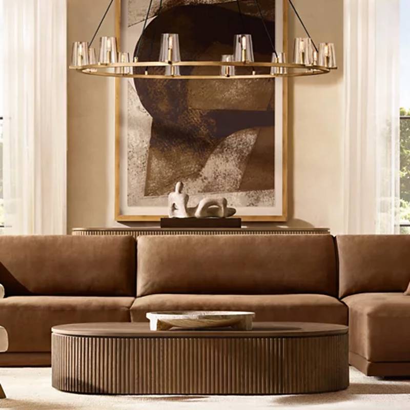 Pauillac Modern Heritage Round Chandelier 48"