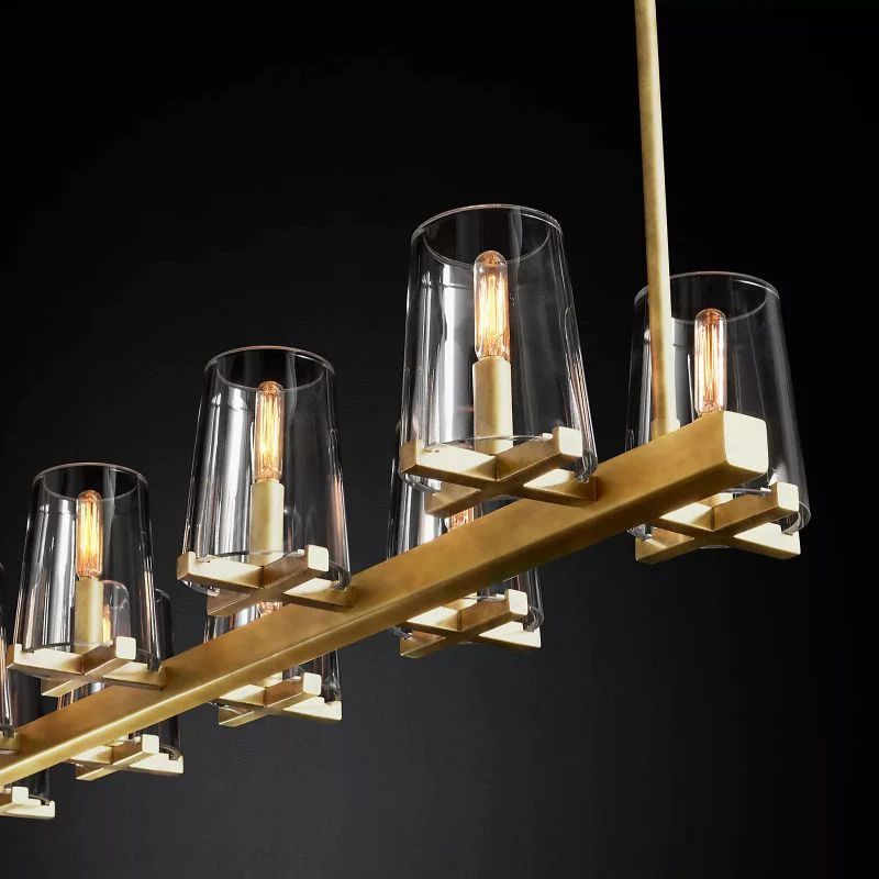 Pauillac Modern Heritage Linear Chandelier 60"
