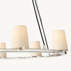 Pauillac Fabric Shade Round Chandelier 36"