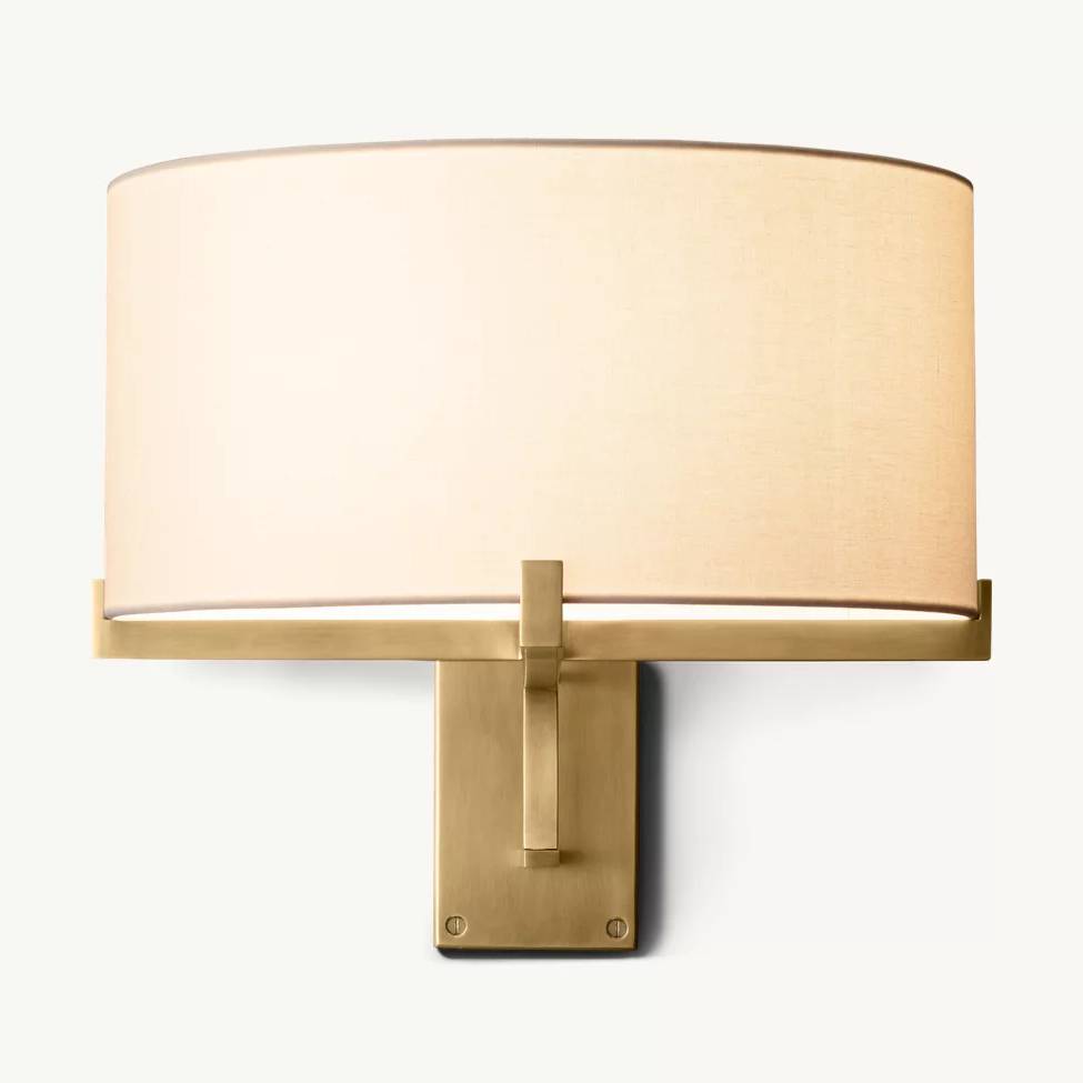 Pauillac Fabric Shade Task Wall Sconce