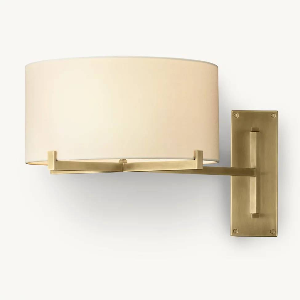 Pauillac Fabric Shade Task Wall Sconce