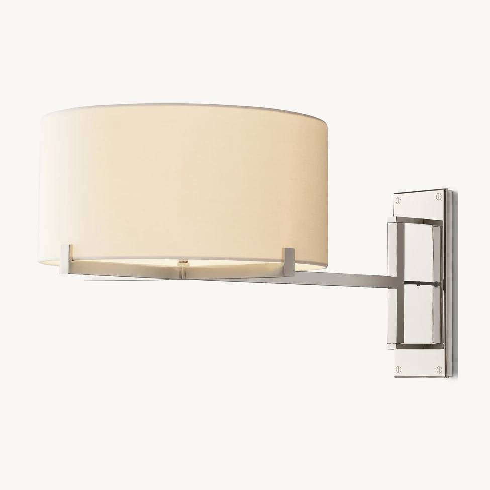 Pauillac Fabric Shade Task Wall Sconce