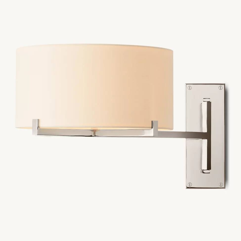 Pauillac Fabric Shade Task Wall Sconce