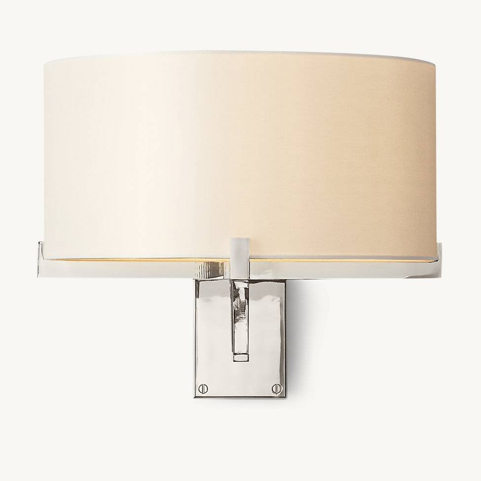 Pauillac Fabric Shade Task Wall Sconce