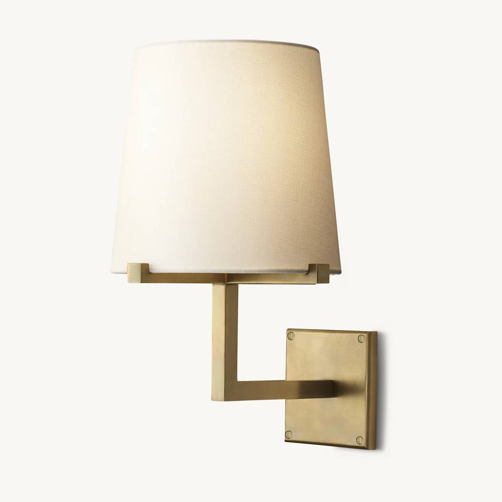 Pauillac Fabric Shade Grand Wall Sconce