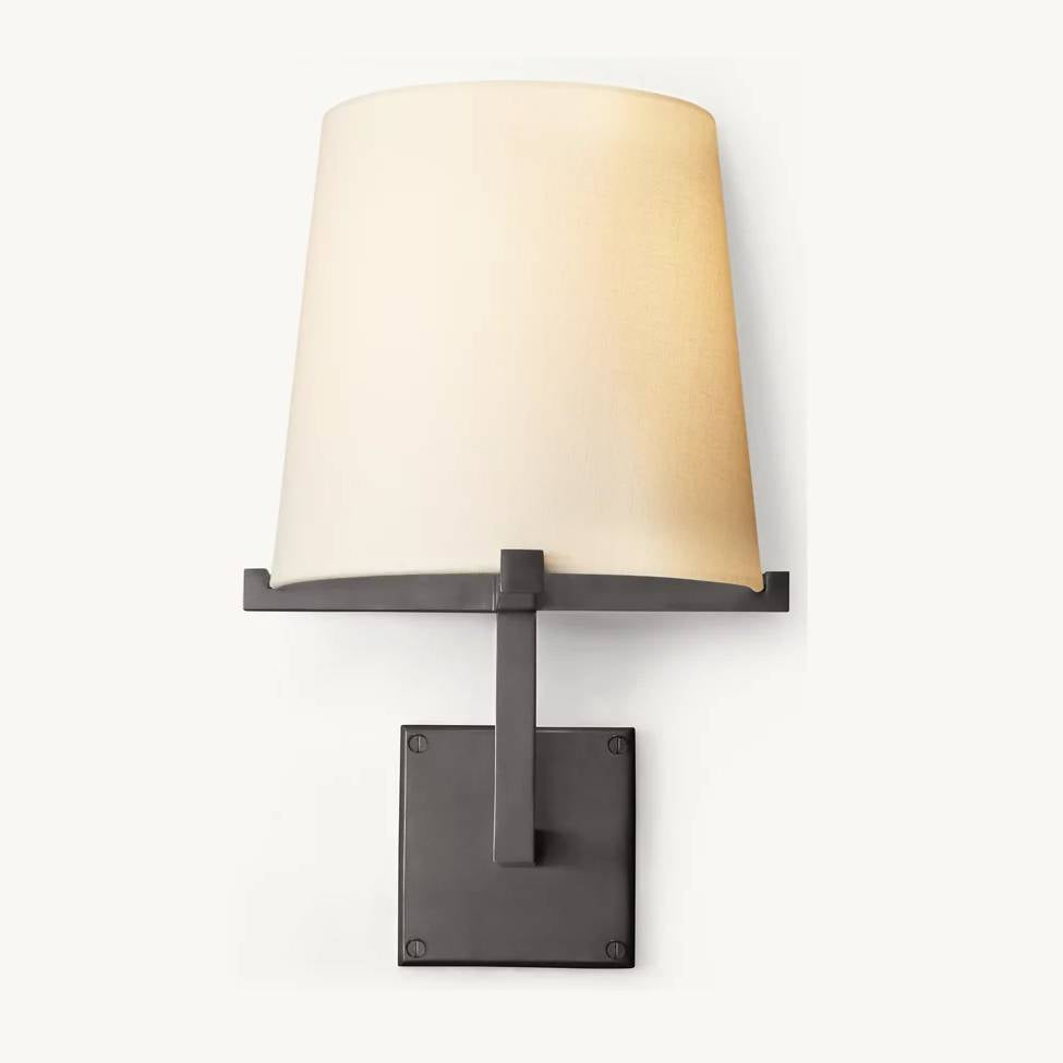 Pauillac Fabric Shade Grand Wall Sconce