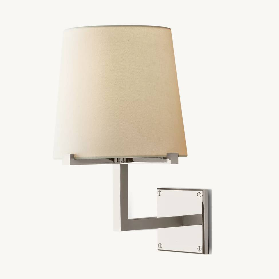 Pauillac Fabric Shade Grand Wall Sconce