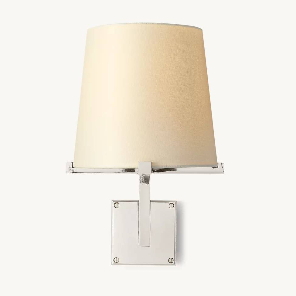 Pauillac Fabric Shade Grand Wall Sconce
