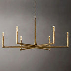 Thaddeus Artisan Forged Round Chandelier 48"