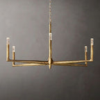 Thaddeus Artisan Forged Round Chandelier 48"