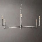Thaddeus Artisan Forged Round Chandelier 48"
