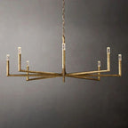 Thaddeus Artisan Forged Round Chandelier 60"