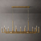 Thaddeus Artisan Forged Linear Chandelier 72"