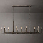 Thaddeus Artisan Forged Linear Chandelier 72"