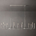 Thaddeus Artisan Forged Linear Chandelier 72"