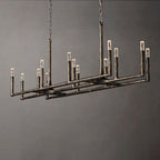 Thaddeus Artisan Forged Linear Chandelier 72"