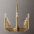 Thaddeus Artisan Forged Linear Chandelier 96"
