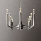 Thaddeus Artisan Forged Linear Chandelier 72"