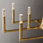 Thaddeus Artisan Forged Linear Chandelier 72"