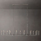 Thaddeus Artisan Forged Linear Chandelier 96"