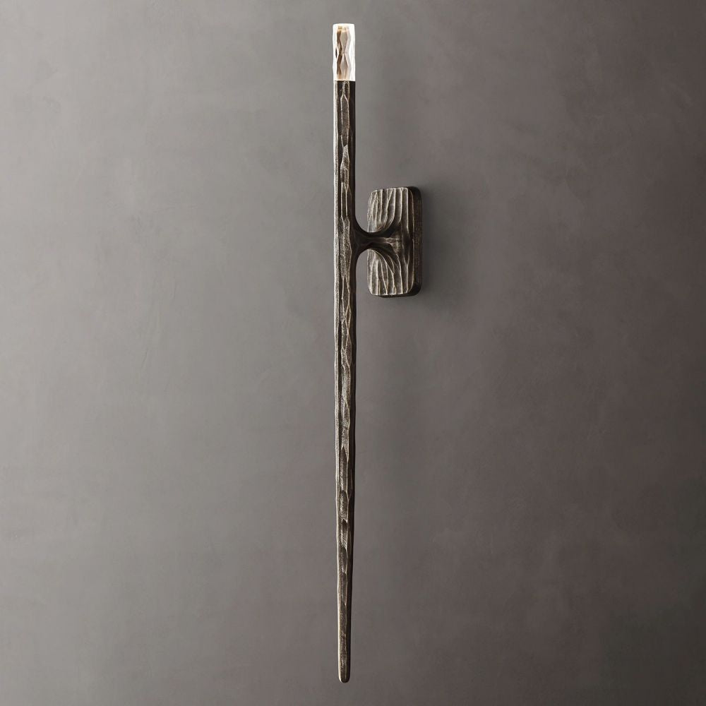 Thaddeus Artisan Forged Wall Sconce
