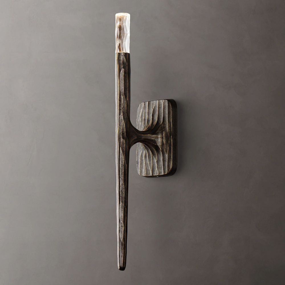 Thaddeus Artisan Forged Wall Sconce
