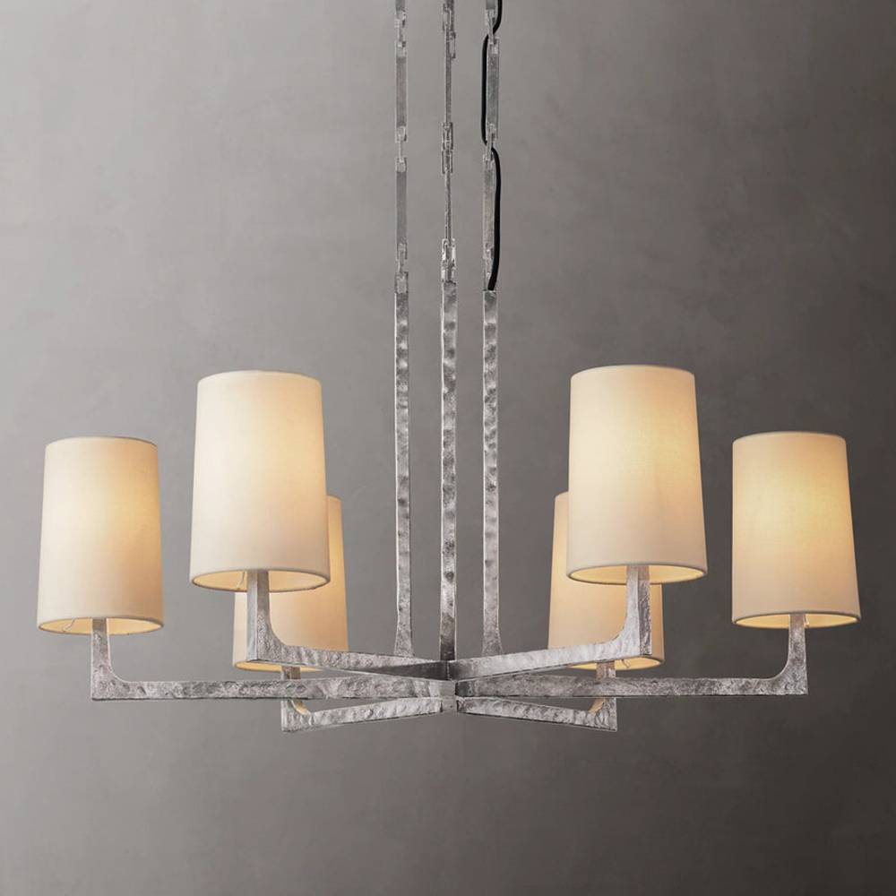 Wright Simplicity Forged Round Chandelier 36"