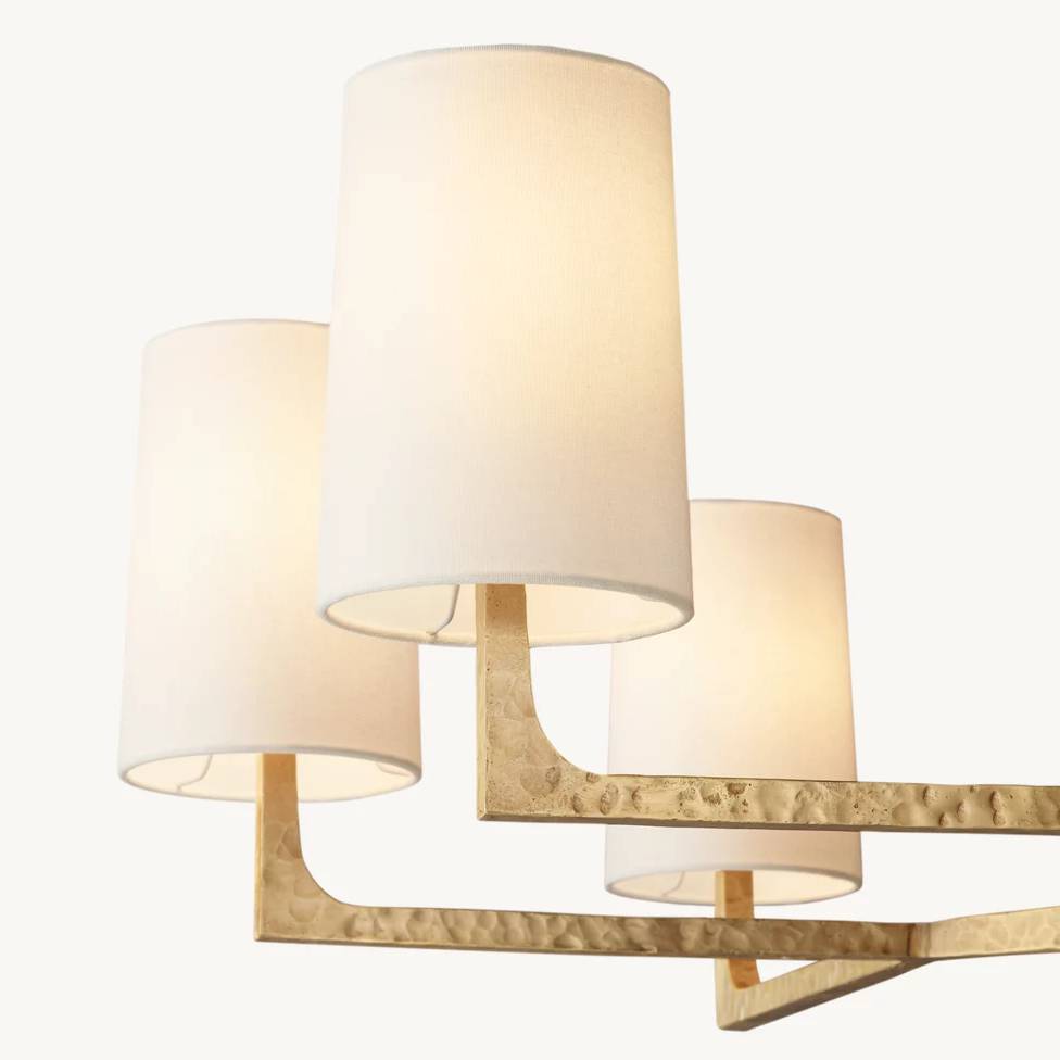 Wright Simplicity Forged Round Chandelier 36"