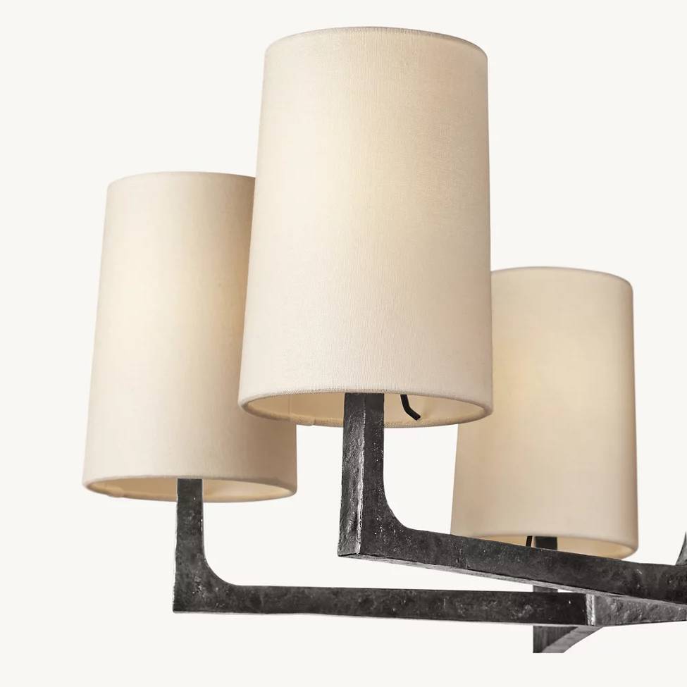 Wright Simplicity Forged Round Chandelier 36"