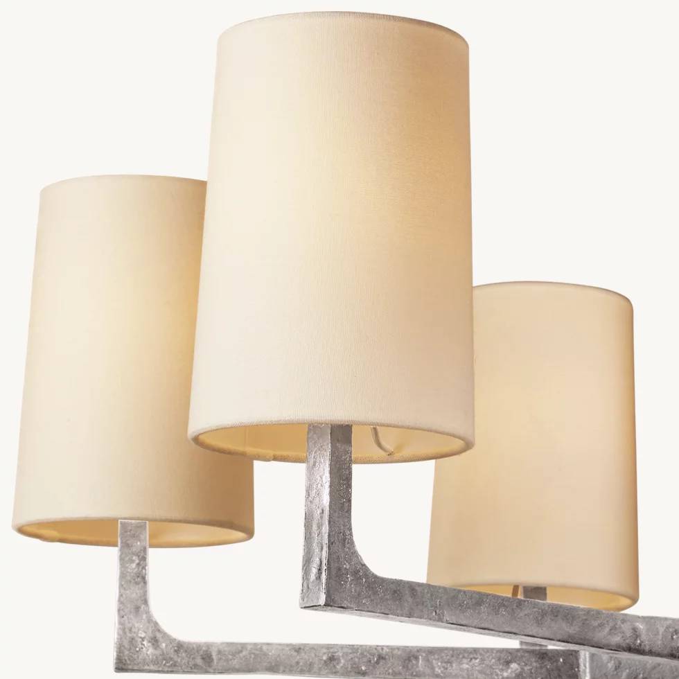Wright Simplicity Forged Round Chandelier 36"