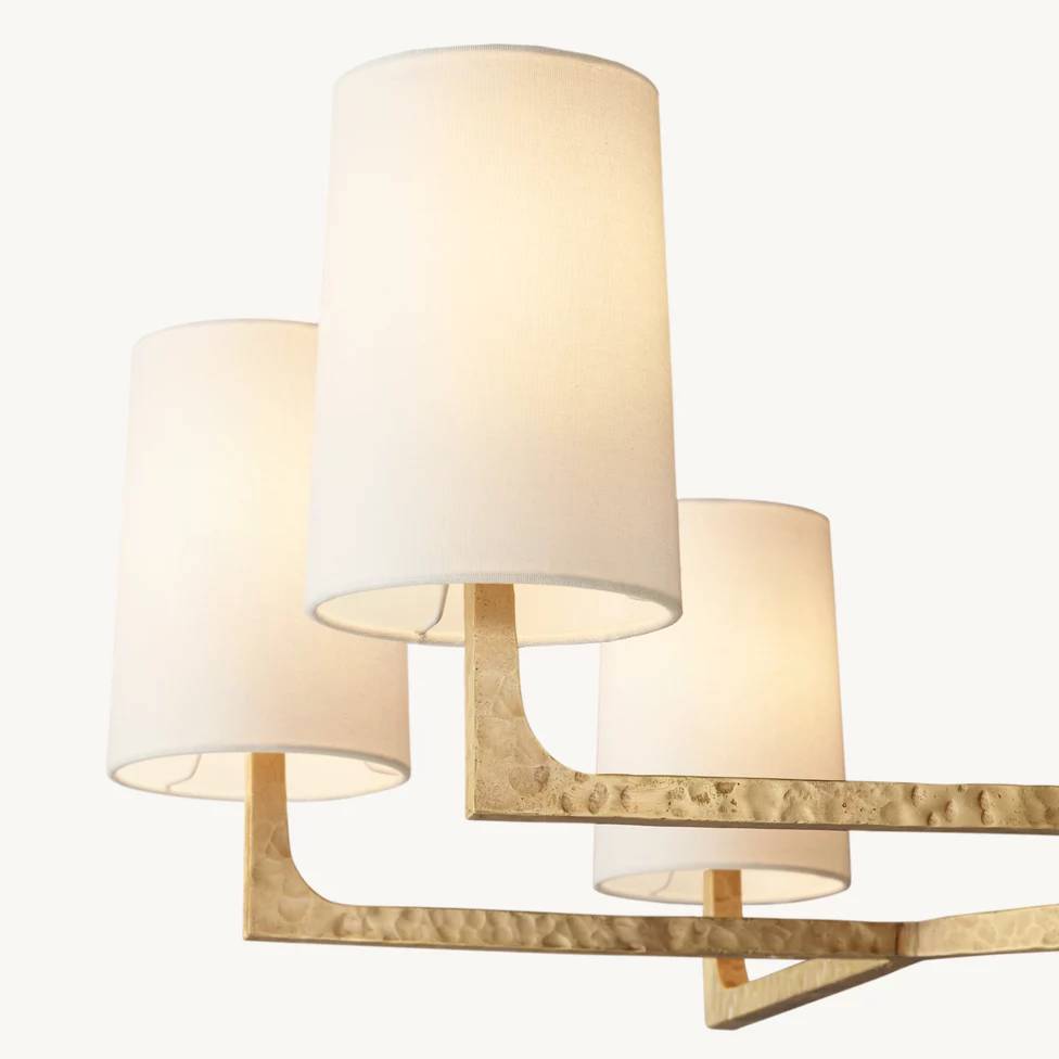 Wright Simplicity Forged Round Chandelier 48"