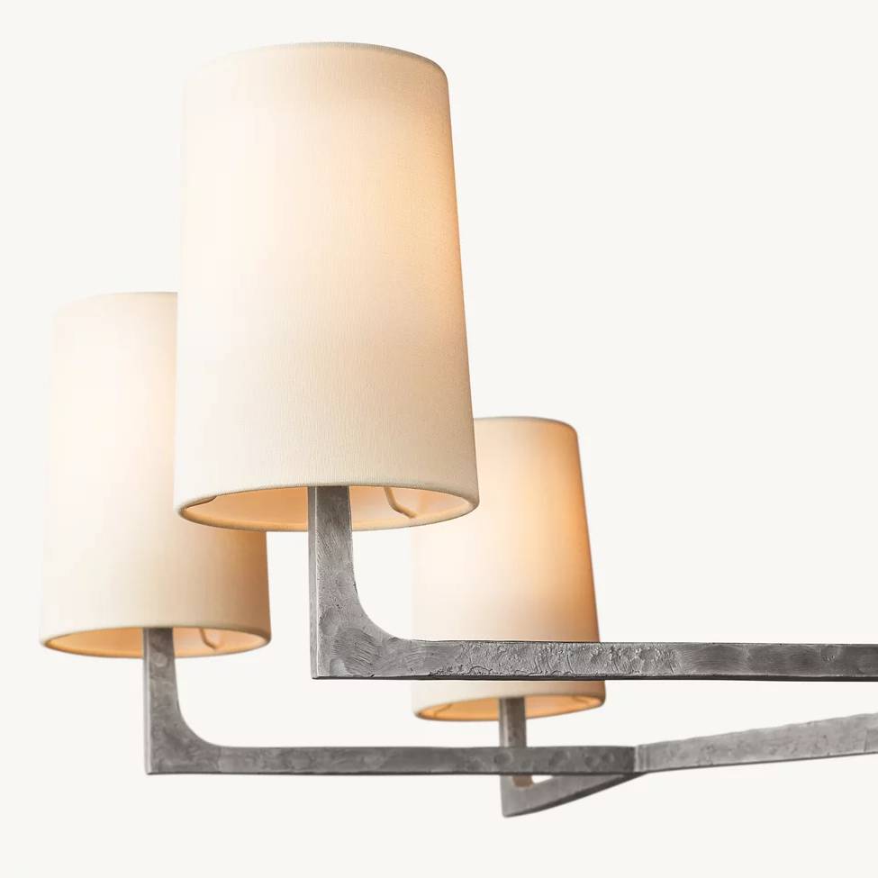 Wright Simplicity Forged Round Chandelier 48"