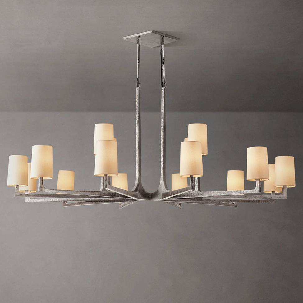Wright Simplicity Forged Round Chandelier 60"