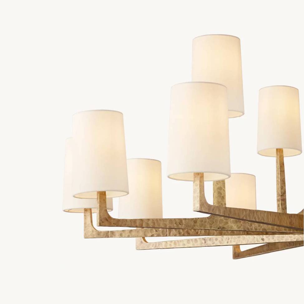 Wright Simplicity Forged Round Chandelier 60"