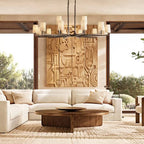 Wright Simplicity Forged Round Chandelier 36"