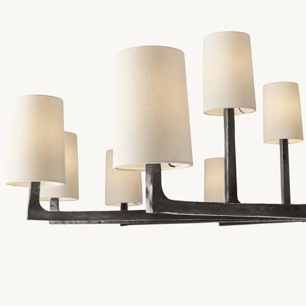 Wright Simplicity Forged Round Chandelier 60"