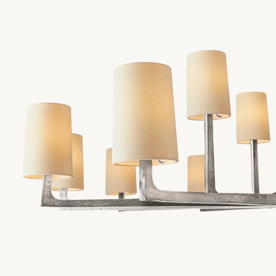Wright Simplicity Forged Round Chandelier 60"