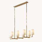 Wright Simplicity Forged Linear Chandelier 54"