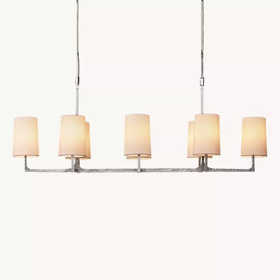 Wright Simplicity Forged Linear Chandelier 54"