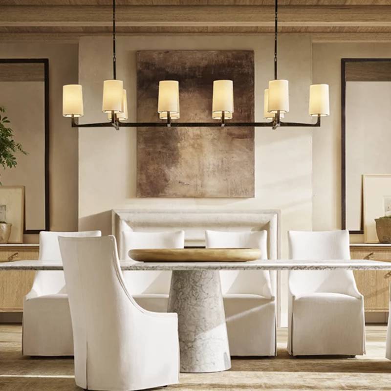 Wright Simplicity Forged Linear Chandelier 72"