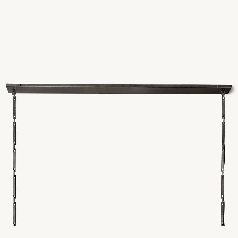 Wright Simplicity Forged Linear Chandelier 54"