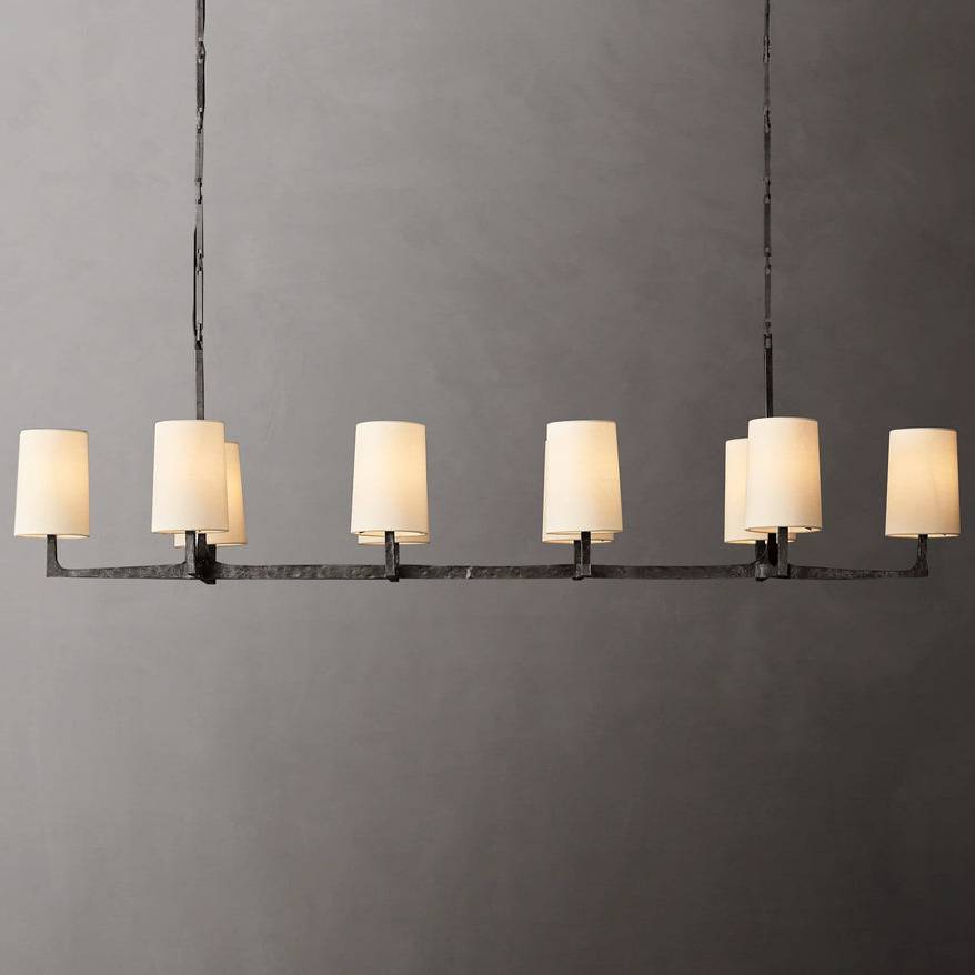 Wright Simplicity Forged Linear Chandelier 72"
